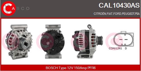 Casco CAL10430AS - Alternatore www.autoricambi360.it