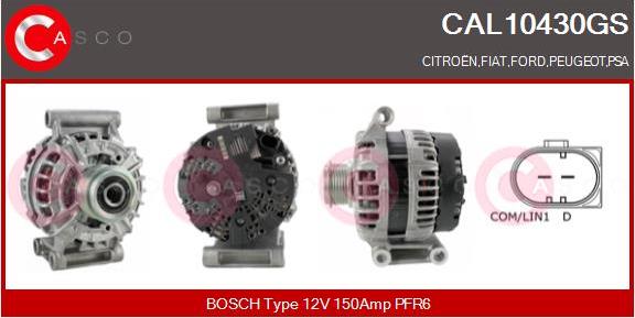 Casco CAL10430GS - Alternatore www.autoricambi360.it