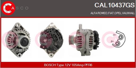 Casco CAL10437GS - Alternatore www.autoricambi360.it