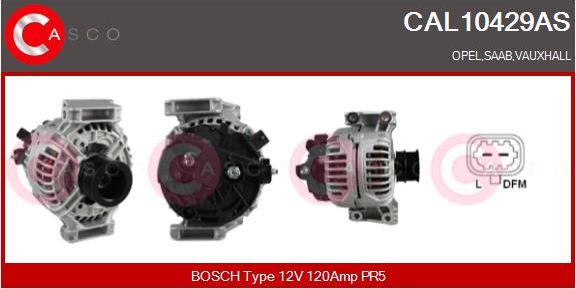 Casco CAL10429AS - Alternatore www.autoricambi360.it