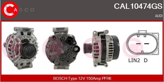 Casco CAL10474GS - Alternatore www.autoricambi360.it