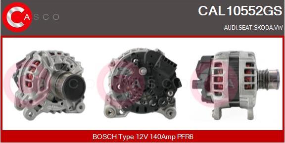 Casco CAL10552GS - Alternatore www.autoricambi360.it