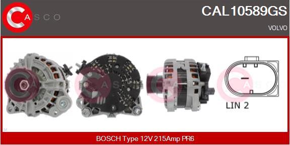 Casco CAL10589GS - Alternatore www.autoricambi360.it