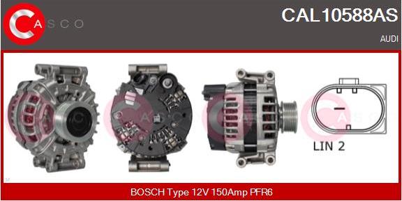 Casco CAL10588AS - Alternatore www.autoricambi360.it