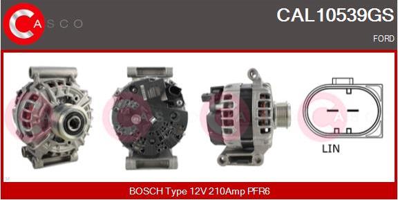 Casco CAL10539GS - Alternatore www.autoricambi360.it