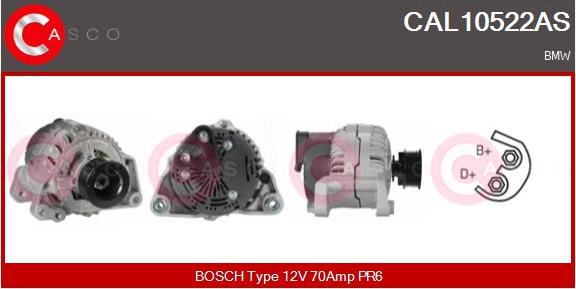 Casco CAL10522AS - Alternatore www.autoricambi360.it