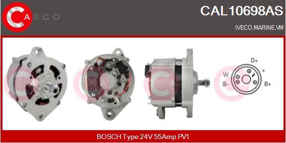 Casco CAL10698AS - Alternatore www.autoricambi360.it