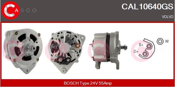 Casco CAL10640GS - Alternatore www.autoricambi360.it