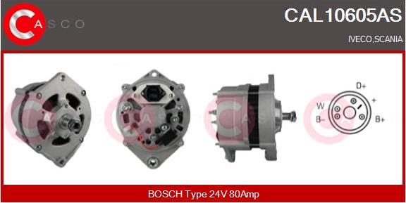 Casco CAL10605AS - Alternatore www.autoricambi360.it
