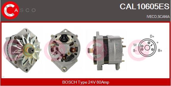 Casco CAL10605ES - Alternatore www.autoricambi360.it
