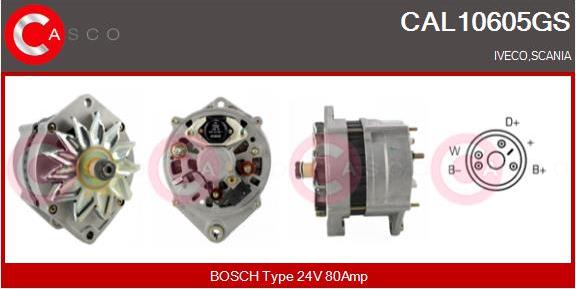 Casco CAL10605GS - Alternatore www.autoricambi360.it