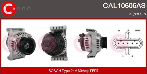 Casco CAL10606AS - Alternatore www.autoricambi360.it