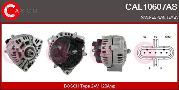 Casco CAL10607AS - Alternatore www.autoricambi360.it