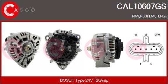 Casco CAL10607GS - Alternatore www.autoricambi360.it