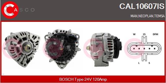 Casco CAL10607IS - Alternatore www.autoricambi360.it