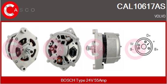 Casco CAL10617AS - Alternatore www.autoricambi360.it