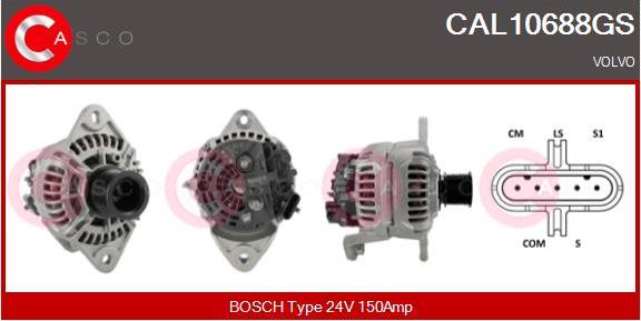 Casco CAL10688GS - Alternatore www.autoricambi360.it