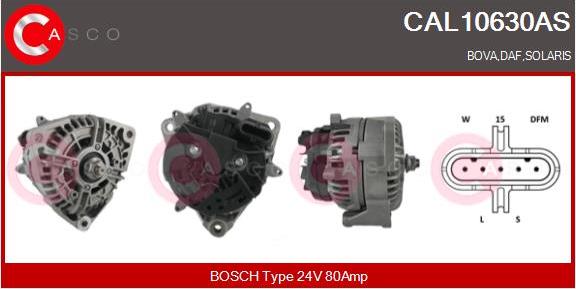 Casco CAL10630AS - Alternatore www.autoricambi360.it