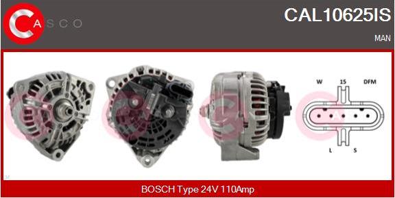 Casco CAL10625IS - Alternatore www.autoricambi360.it
