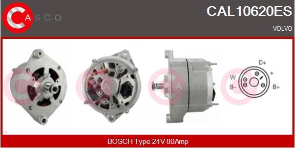 Casco CAL10620ES - Alternatore www.autoricambi360.it