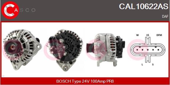 Casco CAL10622AS - Alternatore www.autoricambi360.it
