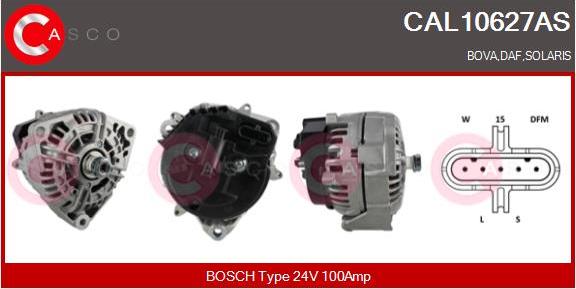 Casco CAL10627AS - Alternatore www.autoricambi360.it