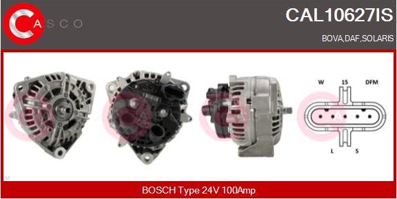 Casco CAL10627IS - Alternatore www.autoricambi360.it