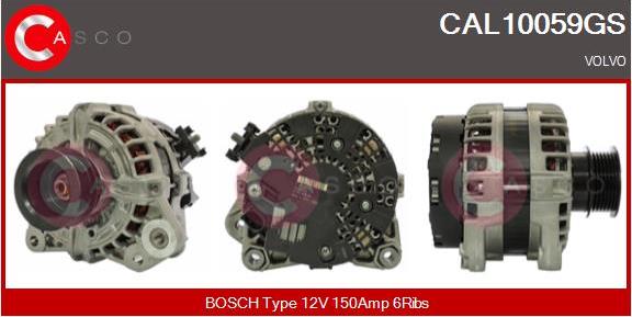 Casco CAL10059GS - Alternatore www.autoricambi360.it