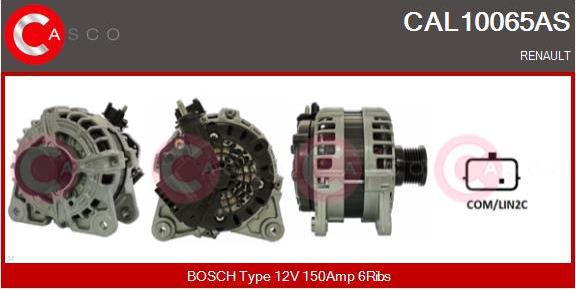 Casco CAL10065AS - Alternatore www.autoricambi360.it