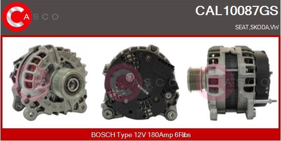 Casco CAL10087GS - Alternatore www.autoricambi360.it