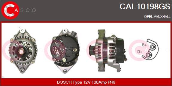 Casco CAL10198GS - Alternatore www.autoricambi360.it