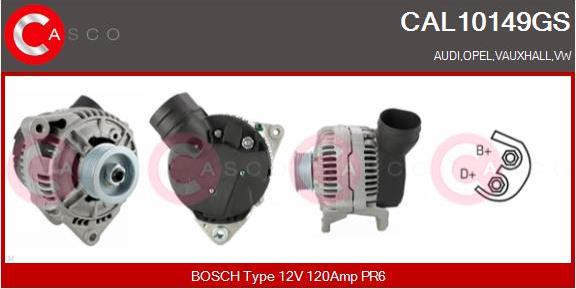 Casco CAL10149GS - Alternatore www.autoricambi360.it