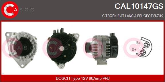 Casco CAL10147GS - Alternatore www.autoricambi360.it