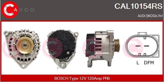 Casco CAL10154RS - Alternatore www.autoricambi360.it