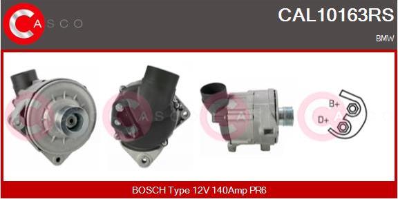 Casco CAL10163RS - Alternatore www.autoricambi360.it