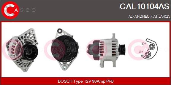 Casco CAL10104AS - Alternatore www.autoricambi360.it