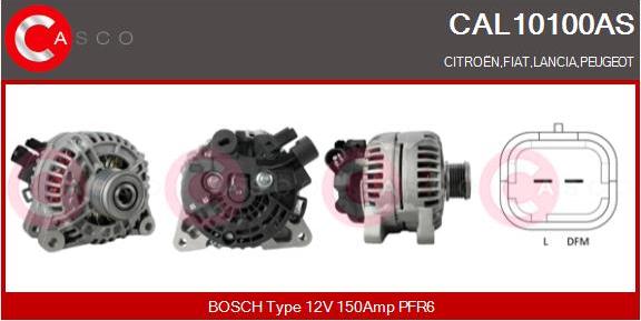 Casco CAL10100AS - Alternatore www.autoricambi360.it