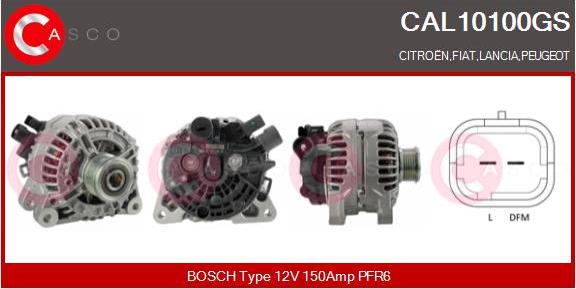 Casco CAL10100GS - Alternatore www.autoricambi360.it