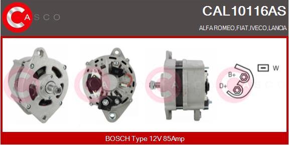 Casco CAL10116AS - Alternatore www.autoricambi360.it