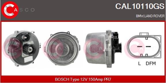 Casco CAL10110GS - Alternatore www.autoricambi360.it