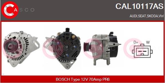 Casco CAL10117AS - Alternatore www.autoricambi360.it