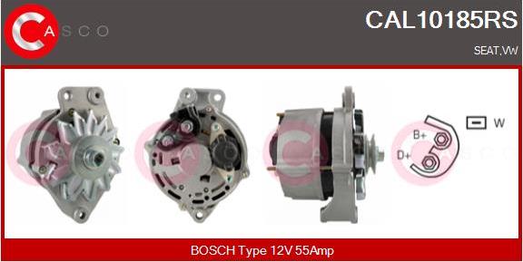 Casco CAL10185RS - Alternatore www.autoricambi360.it