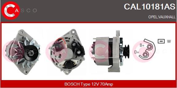 Casco CAL10181AS - Alternatore www.autoricambi360.it