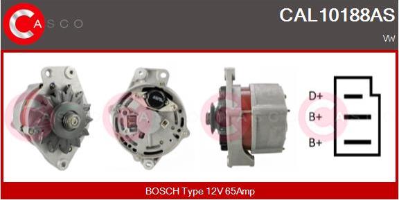 Casco CAL10188AS - Alternatore www.autoricambi360.it