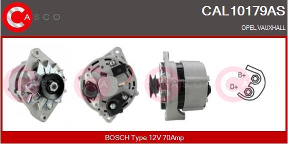 Casco CAL10179AS - Alternatore www.autoricambi360.it