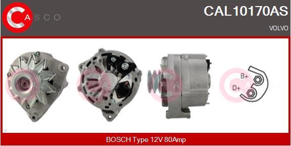 Casco CAL10170AS - Alternatore www.autoricambi360.it