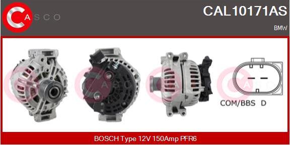 Casco CAL10171AS - Alternatore www.autoricambi360.it