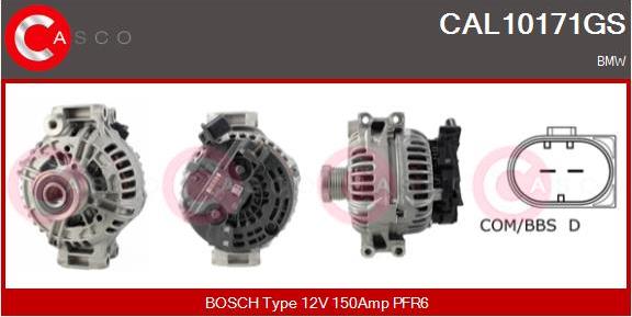 Casco CAL10171GS - Alternatore www.autoricambi360.it