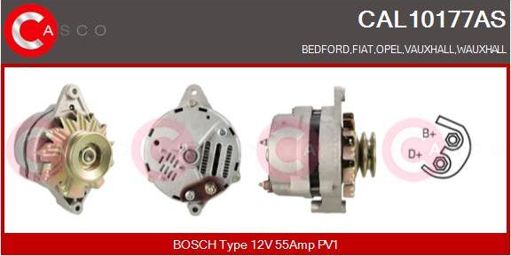 Casco CAL10177AS - Alternatore www.autoricambi360.it