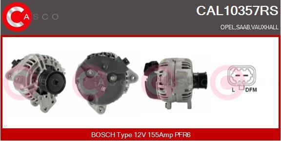 Casco CAL10357RS - Alternatore www.autoricambi360.it